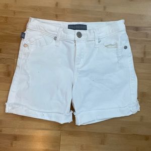 Rock & Republic Size 2 White Bunpershoot R310355 Shorts